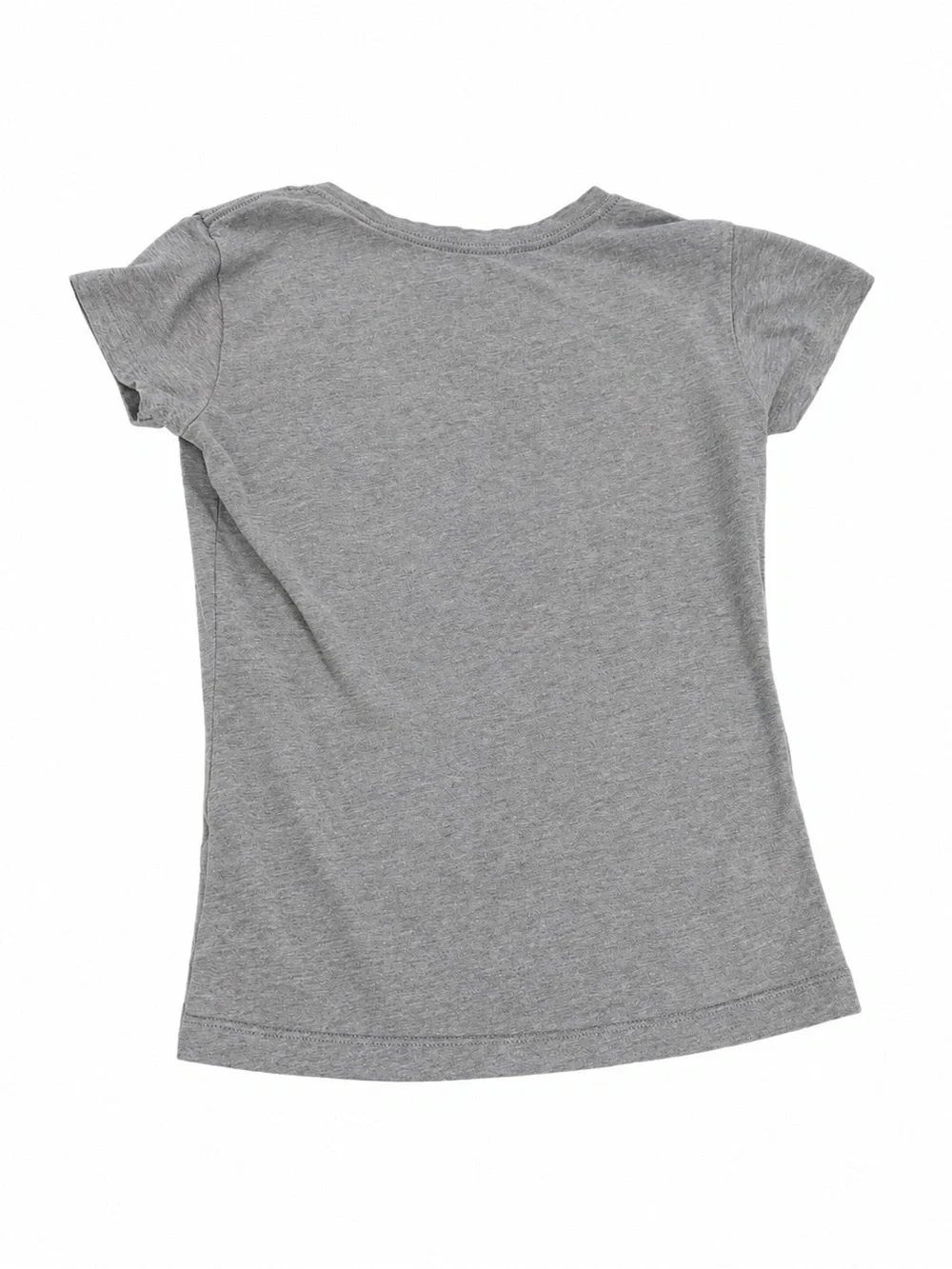 Converse Gray Girls' Short Sleeve Tee with Red, Blue, White Popsicle Graphic